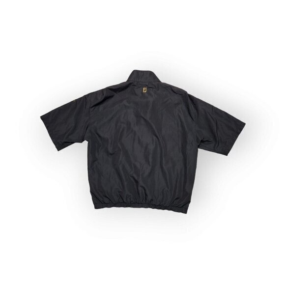 Dryjoys by Footjoy Short Sleeve Pullover Windbreaker 1/4 Snap Zip Mens Large - Picture 2 of 7
